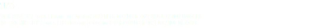 2021 ’JACK RYAN S4’ / Series / Paramount/ Amazon/ NOVEMBER-DECEMBER 2021 WDC LOCATION MANAGER ’WE OWN THIS CITY’ / Series / HBO Random Productions/ MAY-NOVEMBER 2021 LOCATION MANAGER