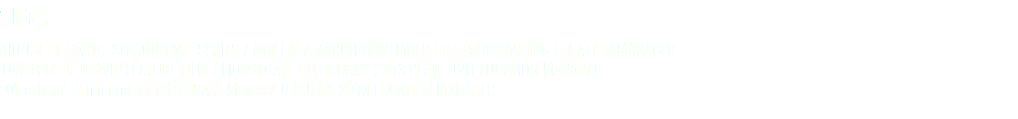 2013 ’HOUSE OF CARDS SEASON TWO’ SERIES / NETFLIX / MARCH-NOVEMBER 2013 SUPERVISING LOCATION MANAGER ’OLYMPUS IS DOWN’ FEATURE FILM / LIONSFGATE / FEBRUARY 2013 PLATE UNIT LOCATION MANAGER ‘Olvechkin’ Commercial / Nike USA & Manna / JANUARY 2013 LOCATION MANAGER 