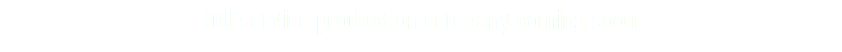 full service production company coming soon